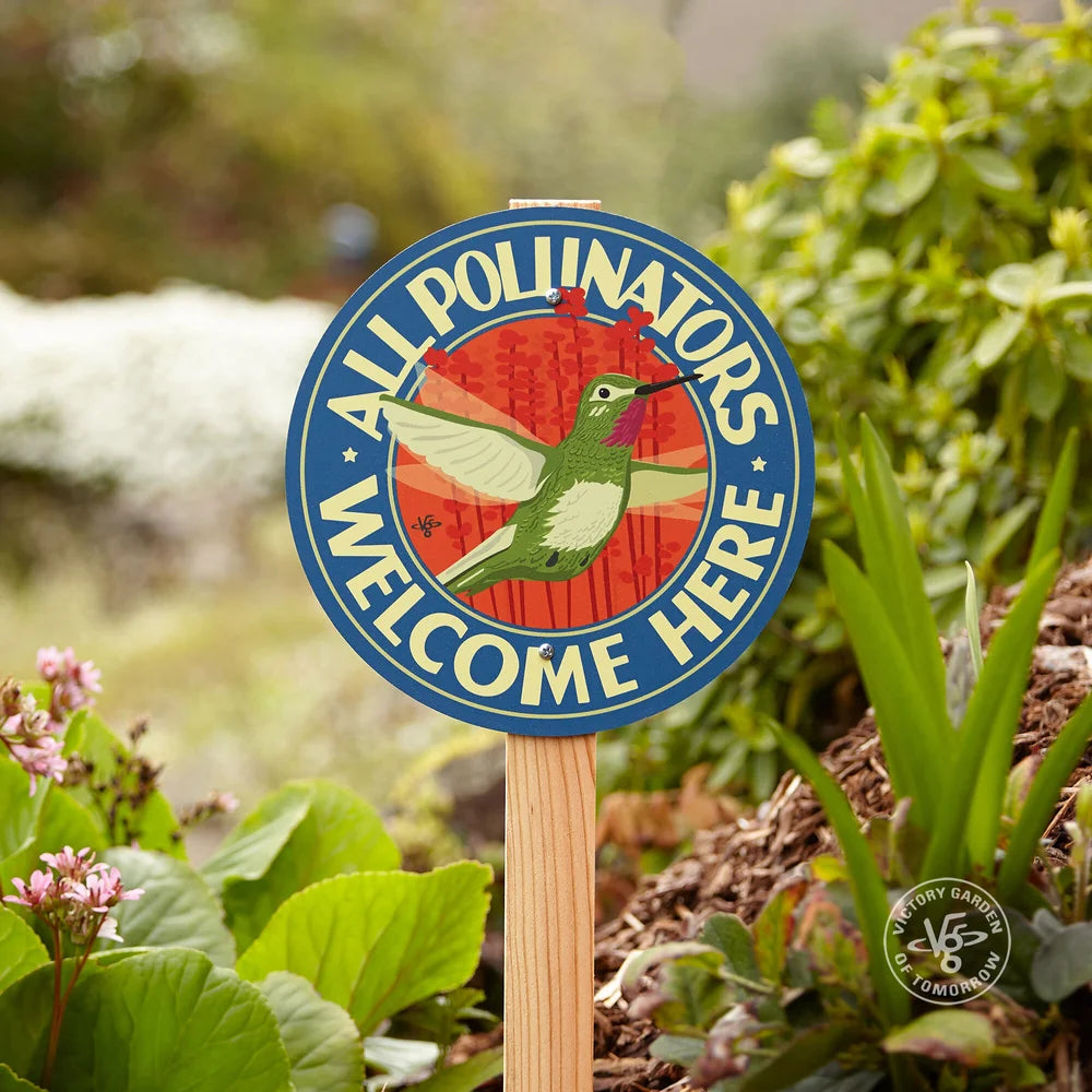 Garden Sign | All Pollinators Welcome