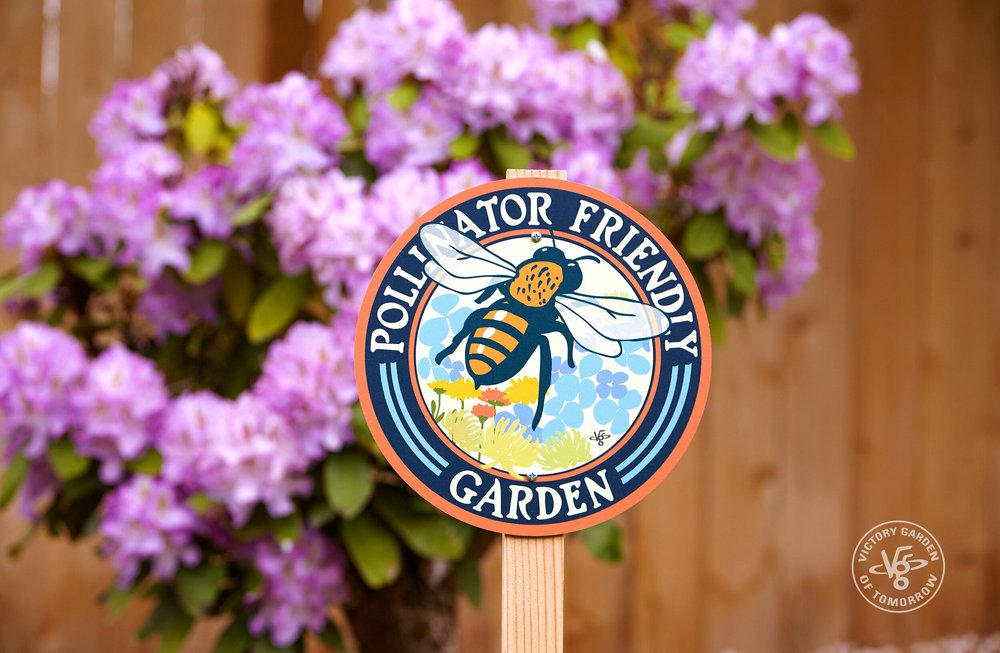 Garden Sign | Pollinator Friendly Bee