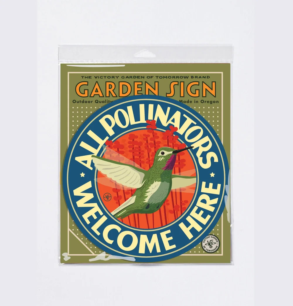 Garden Sign | All Pollinators Welcome
