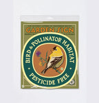 Garden Sign | Bird & Pollinator Habitat Goldfinch